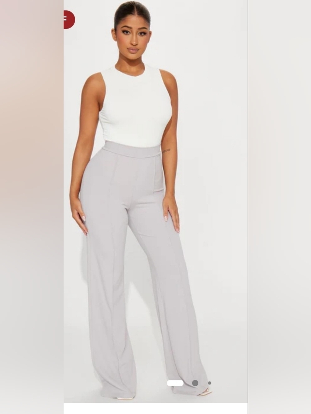 Fashion Nova Women's Flared Ponte Pants in Camel-xl-tall- 35 inch inseam